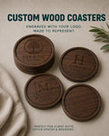 Personalized Hardwood Coasters