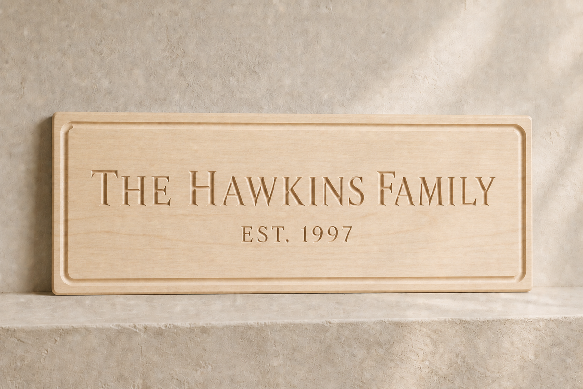 Personalized Family Name Sign